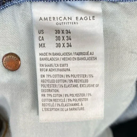 American Eagle Men’s Airflex360 Slim Jeans 30x34